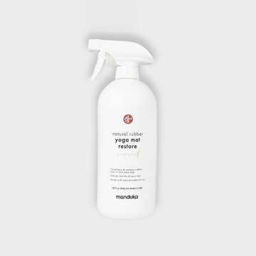 Manduka歐洲原廠直送 eKO橡膠瑜珈墊專用清潔噴霧 大瓶946ml薑草