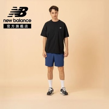 【New Balance】Logo短袖上衣_男性_黑色_MT61H9Y2BK