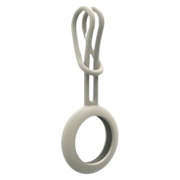 嚴選 極簡防丟 AirTag追蹤定位器矽膠保護套  杏柔米  1個