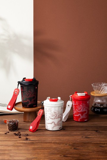 萬事興龍系列保溫杯車載水杯不鏽鋼高顔值便攜保溫杯