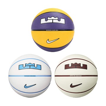 NIKE LEBRON PLAYGROUND 2.0 8P 7號球 籃球 戶外用球 深溝 控球 耐磨 白藍 紫黃 米白