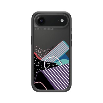 iPhone Air Mod NX -邊框背蓋組合 (相機按鈕) 黑 - Curious 80’s  好奇八O - 一波接一波