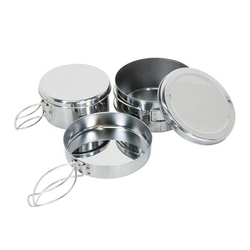 日本Belmont 不鏽鋼環保套鍋5件組 BM-118（附收納袋）