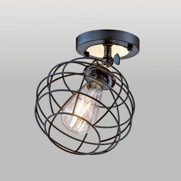 E27工業風單吸頂燈 B250-53-12-398A