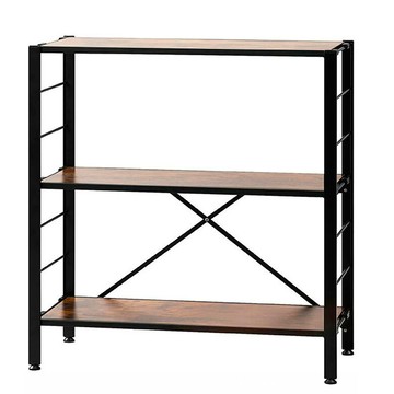 [COSCO代購6] D157294 IRIS OHYAMA 萬能摺疊層架 3層 #KRSR-3 經典棕