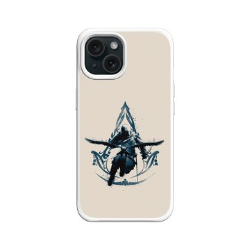 iPhone 15 SolidX 白 - Assassin's Creed - Assassin's Creed Mirage® - Basim & Eagle Crest