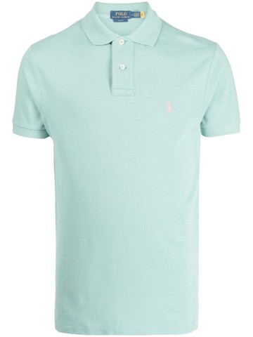 Polo Ralph Lauren - embroidered-logo polo shirt - men - Cotton - S - Green