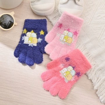 童角落夥伴星星羽毛手套-多色任選