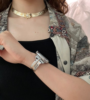 【時尚飾物】SOULITE 蘋果手錶手鐲 Feather Rose Tip