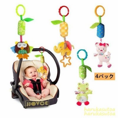 ベビーカー 車 おもちゃ 赤ちゃん用おもちゃ ハンドベル ラトル ソフト プラッシュ 幼児 新生児 出産祝い 誕生日ギフト 4パック 0 3 6 9 12ヶ月 通販 Lineポイント最大get Lineショッピング