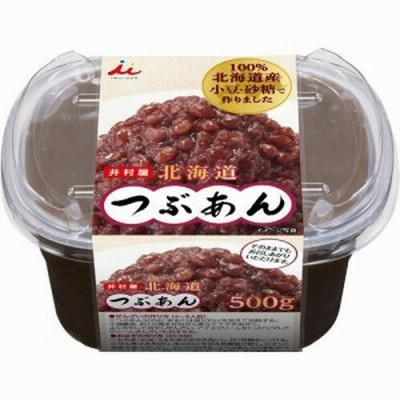 井村屋　北海道つぶあん　500ｇ×６個【送料無料】
