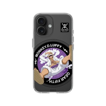 iPhone 16 Clear Case（相機按鈕） 透明 - 航海王 One Piece - Gear 5 - 魯夫大笑