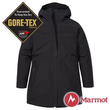 【Marmot】女 兩件式GT羽絨保暖連帽外套『黑』12430-0001 戶外 休閒 登山 露營 保暖 禦寒 防風