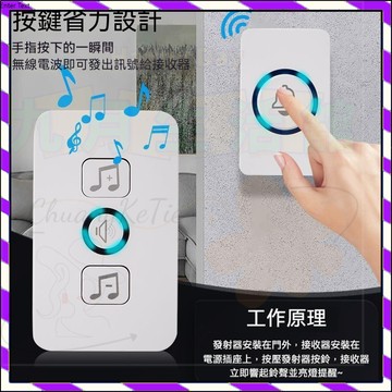 【台灣出貨】超遠距離 無線門鈴 無線電鈴 門鈴 電鈴 老人呼叫器 緊急看護鈴 按鈴 一拖多 進屋呼叫 看護鈴 居家生活