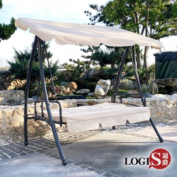 LOGIS邏爵家具 戶外兩用舒雲搖榻 搖椅 秋千 休憩搖床【HC-101】