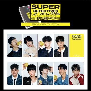 🤩臺灣出貨🤩superjunior2026檯曆特典小卡 隨機卡 收藏卡 李東海 周邊