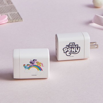 彩虹小馬 彩虹上玩耍GaN 40W Type-C雙孔充電頭