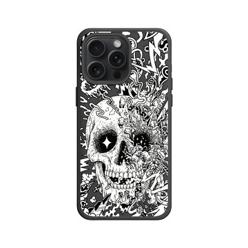 iPhone 15 Pro Max SolidX 黑 - Ted Leonid Melendres - Rebirth Skull 重生的骷髏