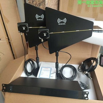 800米專業無線話筒信號放大器麥克風接收延長增強舞臺天線增幅器