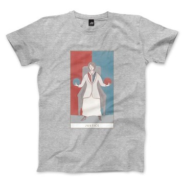 XI | The Justice - 深麻灰 - 中性版T恤