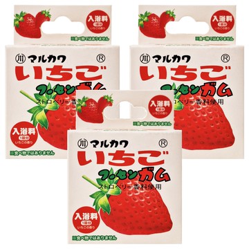 MARUKAWA 丸川 草莓香味 沐浴球 Set 泡澡用 12歲以上適用  40g  3盒