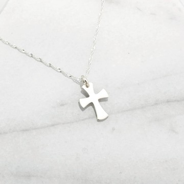 【Angel & Me】簡約 十字架 s925 純銀項鍊 生日 耶誕 情人節禮物