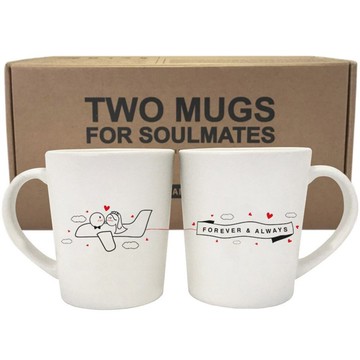 陪你到老 咖啡杯/馬克杯對杯組 | HUMAN TOUCH