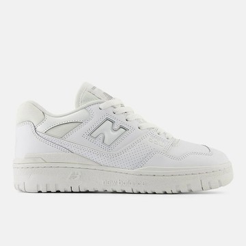 Kixpress-New Balance 女 休閒鞋 B楦 復古 經典 簡約 NB 550 皮革 百搭 穿搭 白 [BBW550EC]