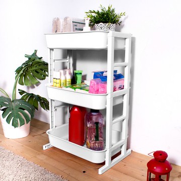 【HOUSE】多功能組合式層架-三層-三色可選白色