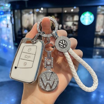 免運 福斯TUPU精美鑰匙套 TIGUAN GOLF POLO PASSAT T5 T6 鑰匙圈 鑰匙包 鑰匙殼