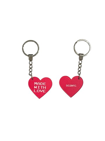 SCANFC made with love acrylic keychain (NFC)
