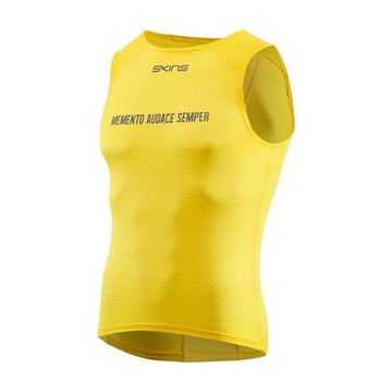 澳洲SKINS 輕量排汗壓縮背心 男款/黃色