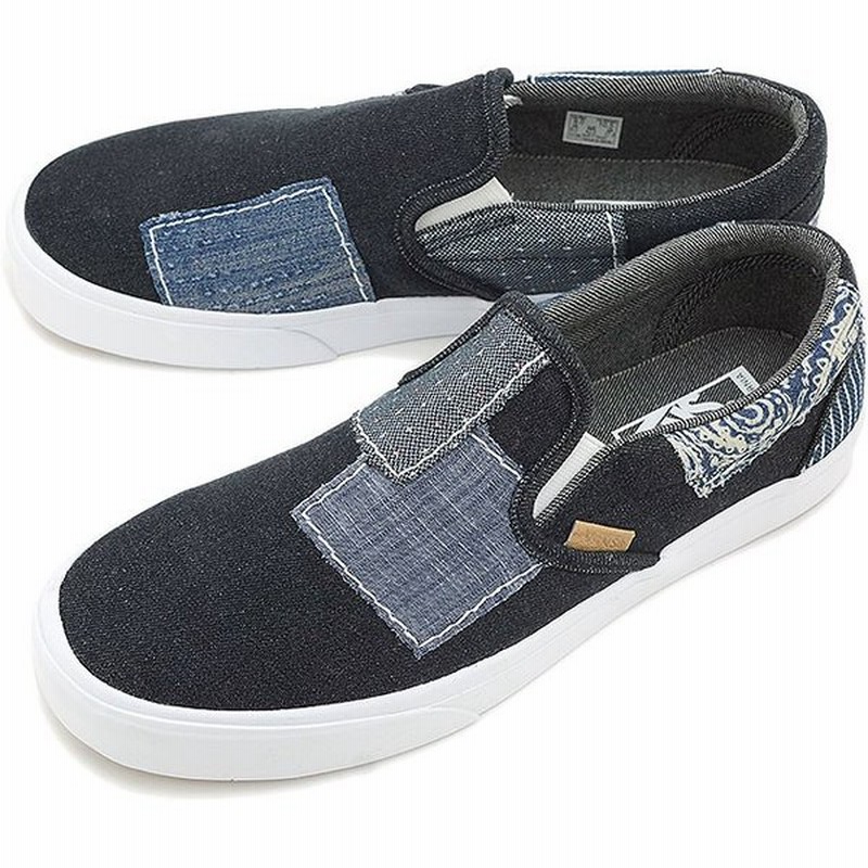 Vans バンズ スリッポン スニーカー California クラシック スリップオン Denim Boro Blue Truewhite Vn 03cvhsm Fw15 通販 Lineポイント最大0 5 Get Lineショッピング