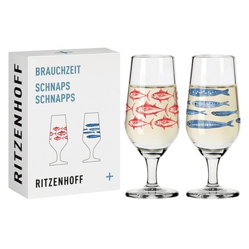 RITZENHOFF｜傳承時光系列-快樂魚烈酒 Shot 對杯組/59ml