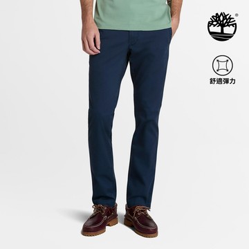 Timberland 男款深寶石藍合身卡其長褲|A6C1V433