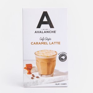 紐西蘭Avalanche 焦糖風味拿鐵即溶咖啡128g