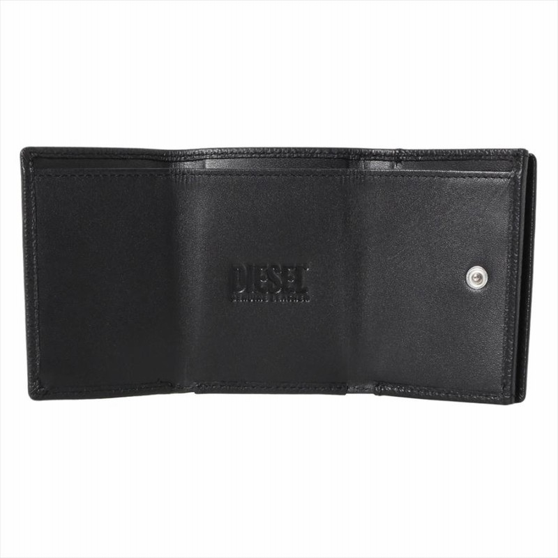 ディーゼル 三つ折り財布 X09356 P0685 T8013 BLACK DIESEL