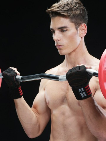 日本代購健身手套男半指運動護腕訓練單杠女鍛煉防滑啞鈴器械起繭