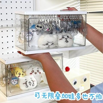 🛒免運🛒鑰匙扣展示架 亞克力盒 防塵盒 透明盒 玩偶掛件 鑰匙收納盒 展示架 飾品展示架 吊飾展示架 陳列展示架 收納盒