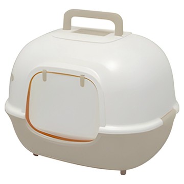 IRIS WNT除臭貓便盆  51 x 40 x 39cm  茶色  1個