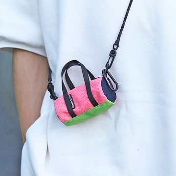 山系感工裝風 夏日 斜挎零錢小包 耳機包 創意迷你收納包