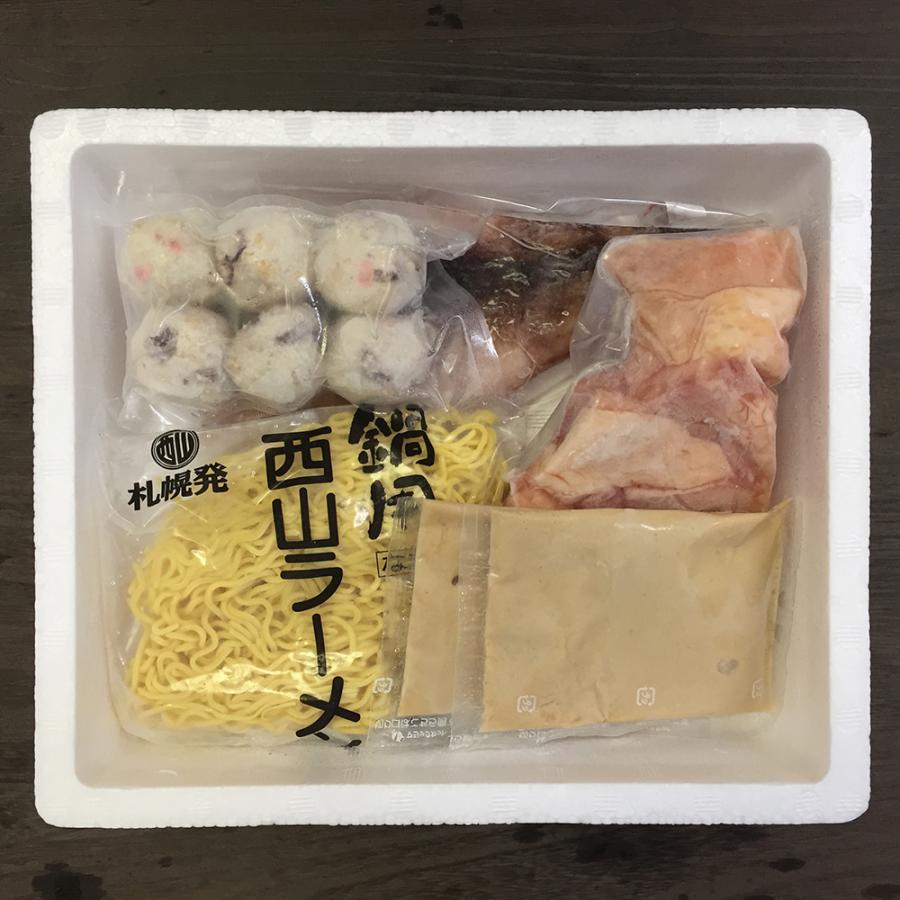 北海道 鶏白湯鍋 鶏もも肉100g つみれ いか ラーメン お取り寄せ 通販 お土産 お祝い プレゼント ギフト おすすめ