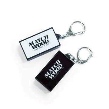 Matchwood Lightbox Keychain 迷你燈箱造型鑰匙圈 - 黑色