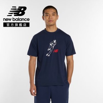 【New Balance】大谷翔平x短袖上衣_男性_深藍色_MT61V7X5TNV