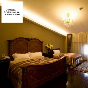 電子票券 清境【福爾摩莎時尚會館】平日風華蜜月三人房一泊二食住宿券MO
