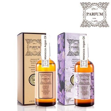 Parfum 巴黎帕芬 經典香水摩洛哥胜肽護髮油100mlX2(小蒼蘭)
