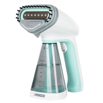 【贈原廠防燙手套】PRINCESS荷蘭公主 手持式蒸氣掛燙機-湖綠色 332846