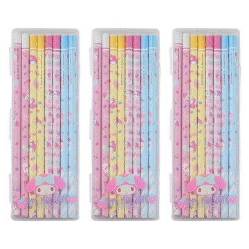 美樂蒂 8入鉛筆組附收納盒 B  粉色  3組