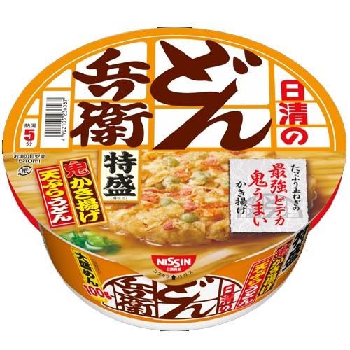 (日清食品　日清のどん兵衛 特盛かき揚げ天ぷらうどん（138g）×12個