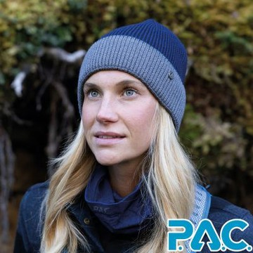 【PAC德國】BLOCWUL美麗諾羊毛帽PAC40101011深藍/保暖/抗臭/年輕時尚